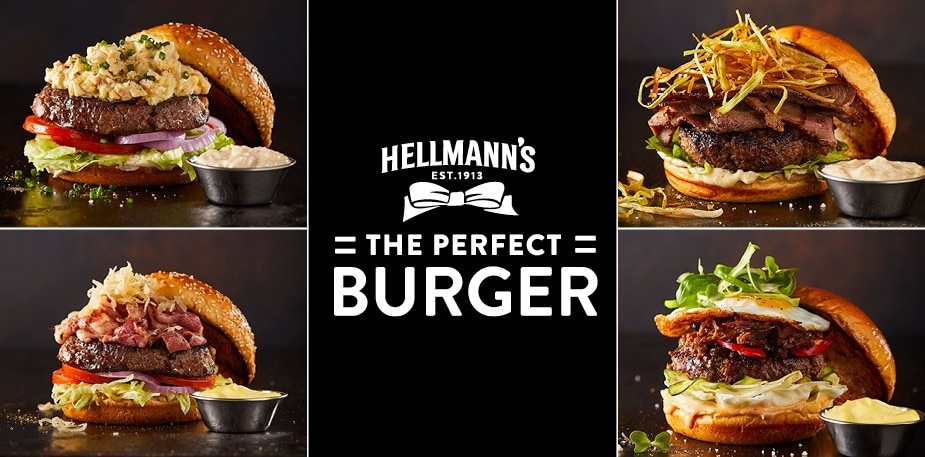 המבורגר מושלם מתחיל עם מיונז הלמנ'ס!