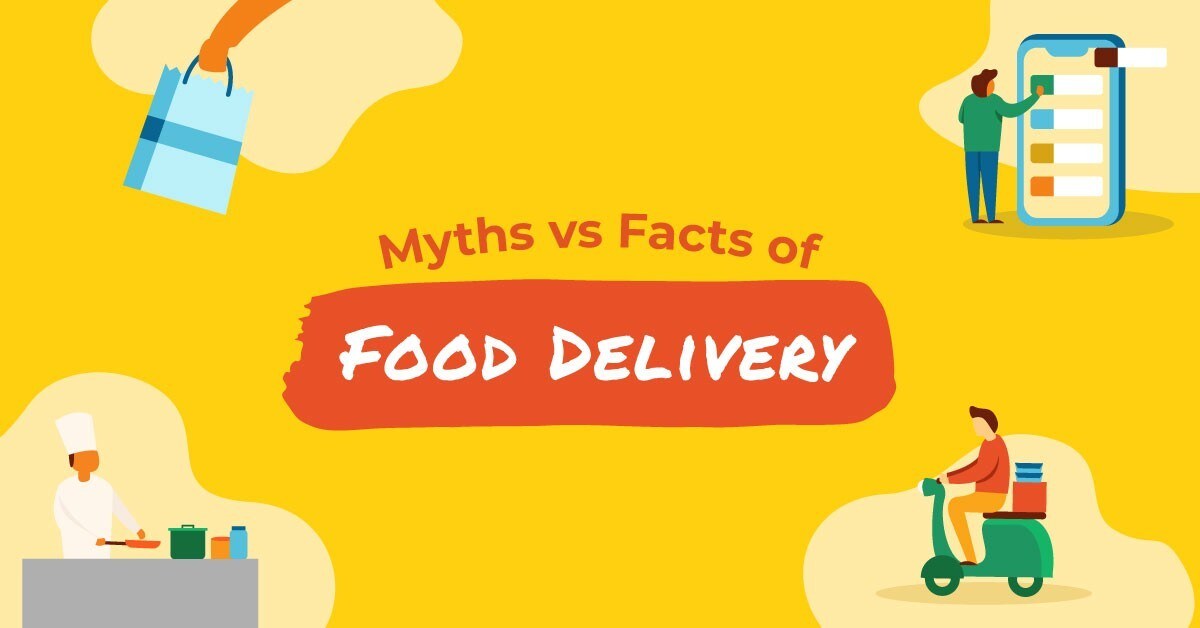 מיתוסים לעומת עובדות במשלוחי אוכל