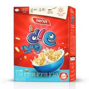 שוגי פיצי דגנים במתיקות מעודנת תלמה 500 גרם - 