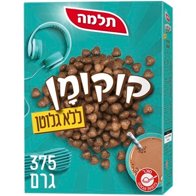 תלמה דגני בוקר קוקומן ללא גלוטן 375 גרם - 