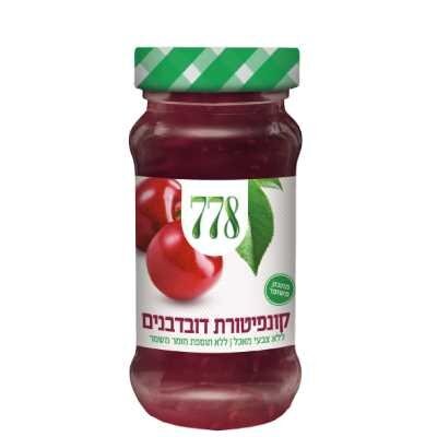 קונפיטורת דובדבנים 778 צנצנת 340 גרם - 