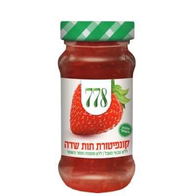 קונפיטורת תות שדה 778 צנצנת 340 גרם - 