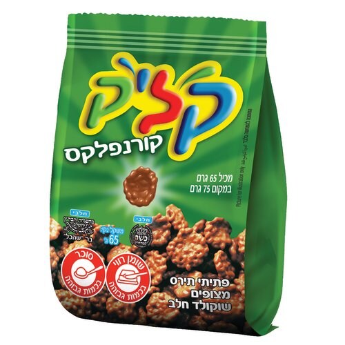 קליק קורנפלקס שקית 65 גרם - 