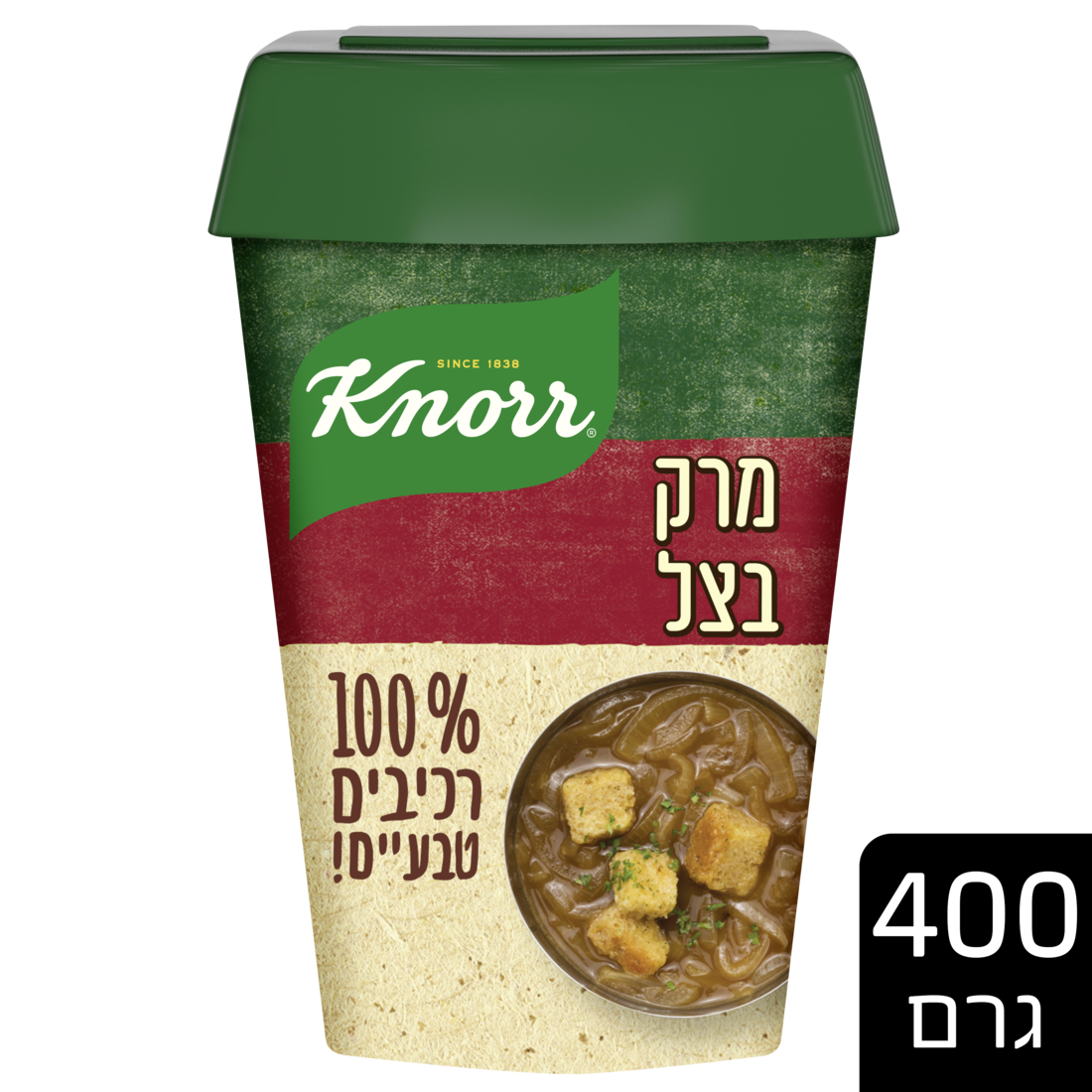 מרק בצל 100% רכיבים טבעיים קנור קופסה 400 גרם - 