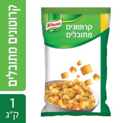 קרוטונים מתובלים קנור שקית 1 ק"ג - 