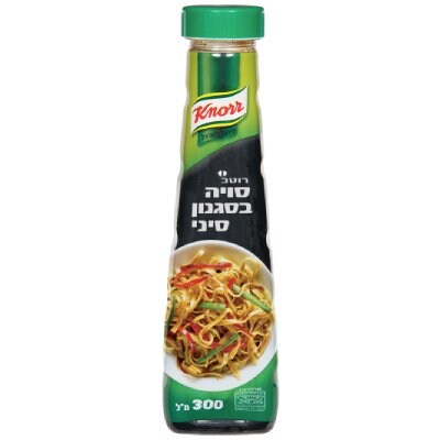 רוטב סויה בסגנון סיני קנור בקבוק לחיץ 370 גרם