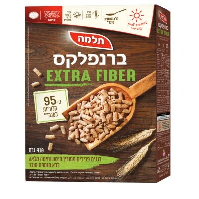 ברנפלקס אקסטרה פייבר תלמה 410 גרם