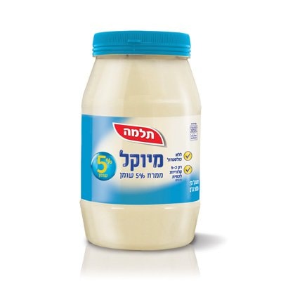 מיוקל 5% שומן ללא כולסטרול תלמה 500 גרם -