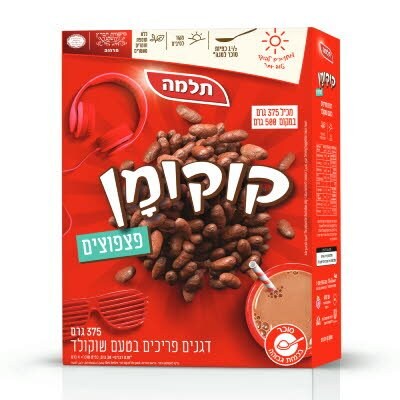 קוקומן פצפוצים תלמה 375 גרם - 