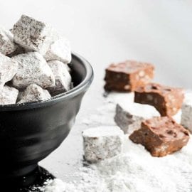 קוביות שוקולד נוגט