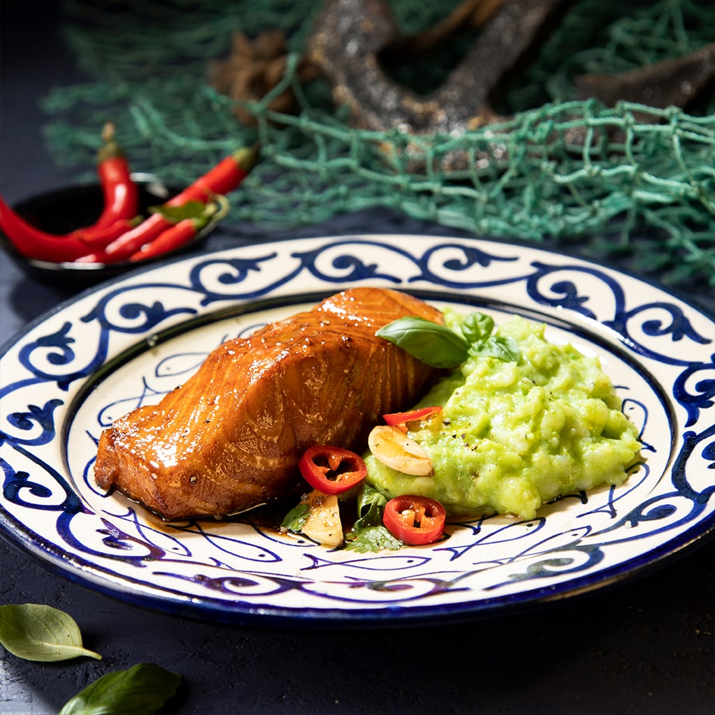 פילה סלמון במשרה טריאקי